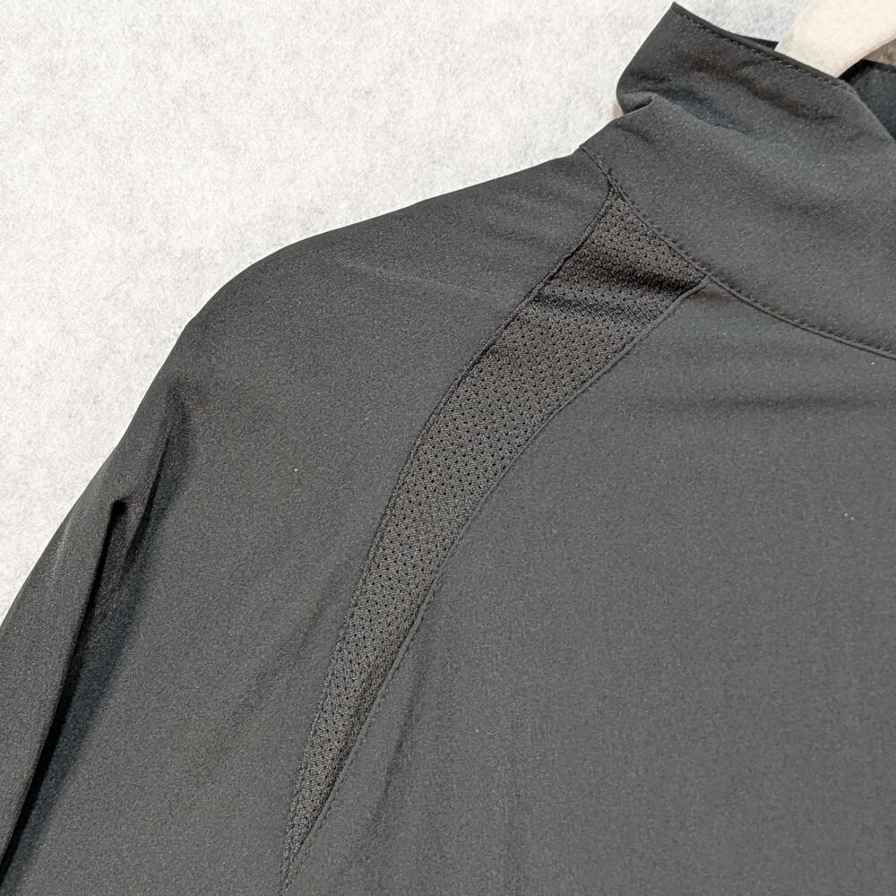 Adidas Men’s M Black Lightweight Windbreaker Jacket Athletic Running Sport - Picture 11 of 14